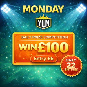 Monday 8 June – £100 Cash Competition - 10:00am