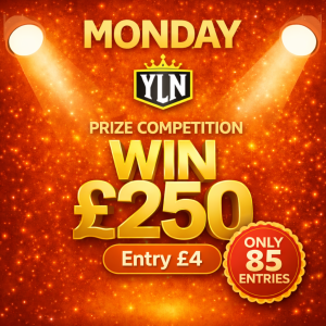Monday 8 June – £250 Cash Competition - 10:30am