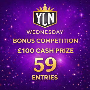 Wednesday 8 July - Bonus Competition – £2.50 Entry - 08:00pm